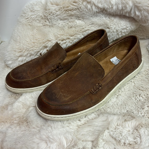 Born Men’s Thaton Leather Slip On Loafers - Picture 12 of 17
